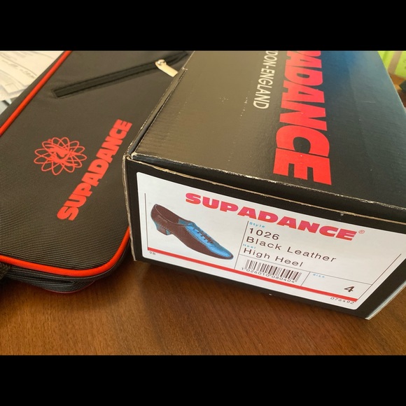 Supadance women’s dance shoes-black - Picture 1 of 7